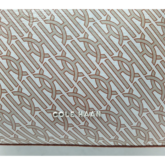 Cole Haan Light Gray Brown Zipper Closure Crossbody Bag - Picture 4 of 16